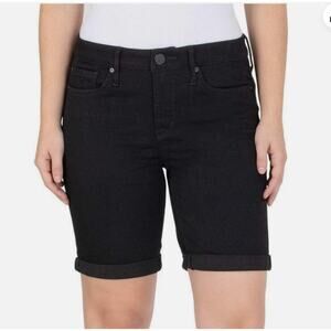 Seven7 Sunset Bermuda Shorts, Black, Size 10